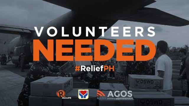 SIGN UP: DSWD needs volunteers for #LawinPH relief packing efforts