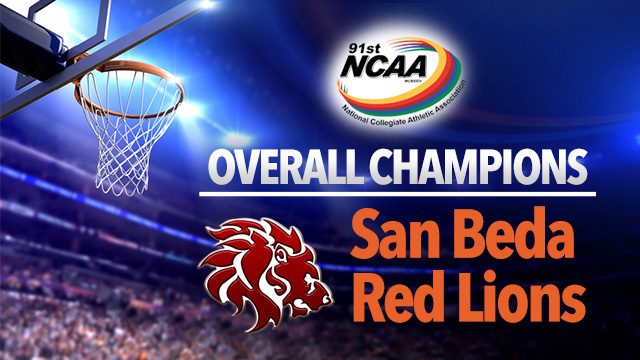 San Beda captures NCAA Season 91 overall crown