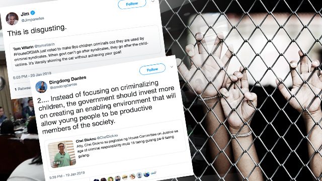 PH artists, celebrities react to bill that lowers age of criminal liability