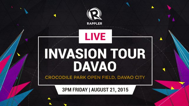 LIVE: Invasion Tour Davao 2015