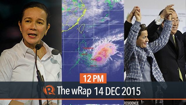 Typhoon Nona, FPJ’s death anniversary, COP21 deal | 12PM wRap