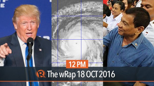Marcos burial, Typhoon Lawin, Clinton vs Trump | 12PM wRap