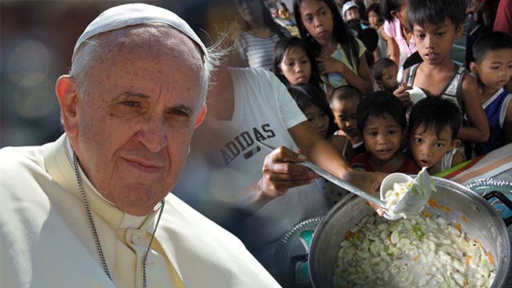 Pope Francis: Feed the hungry, save lives