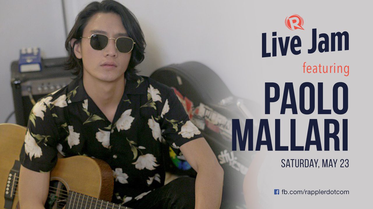[WATCH] Rappler Live Jam: Paolo Mallari