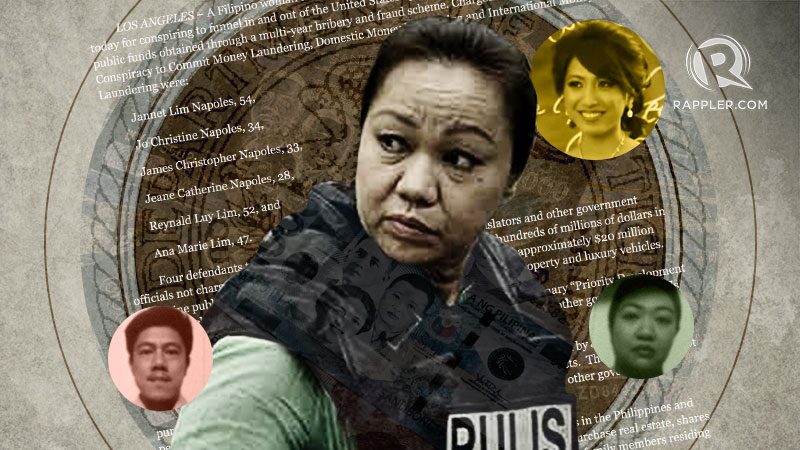 U.S. indicts Napoles family for money laundering