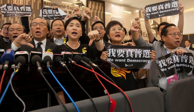 Hong Kong pro-democracy group admits likely defeat