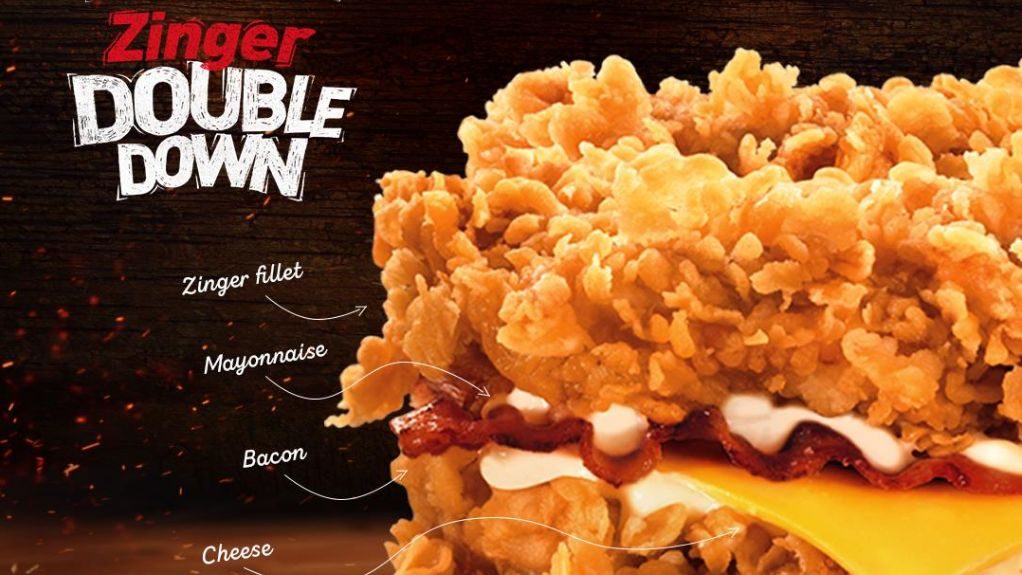 KFC serves up the Zinger Double Down again
