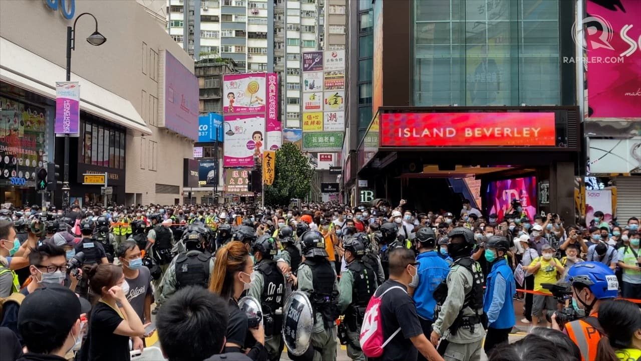 WATCH: In Hong Kong, clashes erupt over proposed security law
