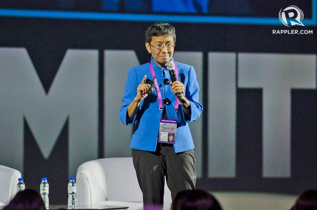 TAPPING SOCIAL MEDIA. Rappler CEO Maria Ressa says social media and technology combine for social good in Rappler. Photo by Rob Reyes/Rappler 