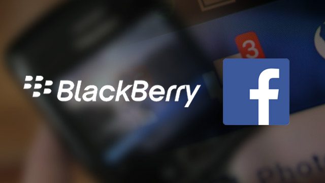 BlackBerry sues Facebook over messaging apps