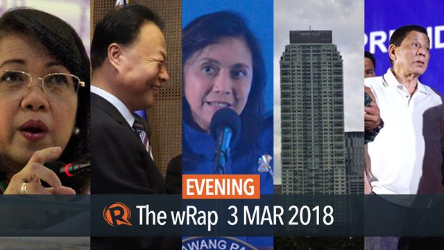 Sereno won’t resign, Malacañang on joint exploration, Duterte on UN rapporteurs | Evening wRap