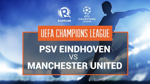 LIVE BLOG: PSV Eindhoven vs Manchester United