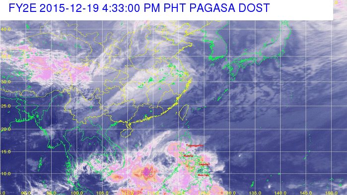 Cloudy Saturday for PH