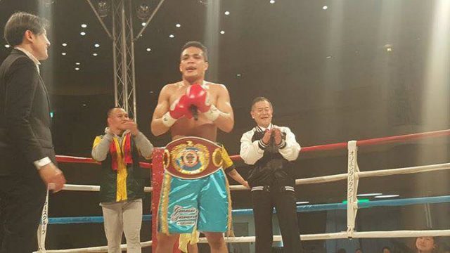 Petinju Filipina Servania, Sanchez mencetak KO di Jepang