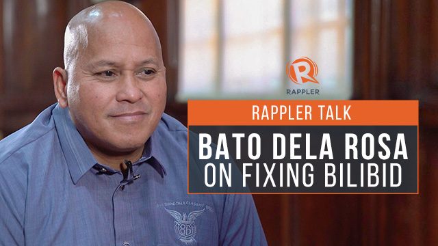 Rappler Talk: Bato dela Rosa on fixing Bilibid