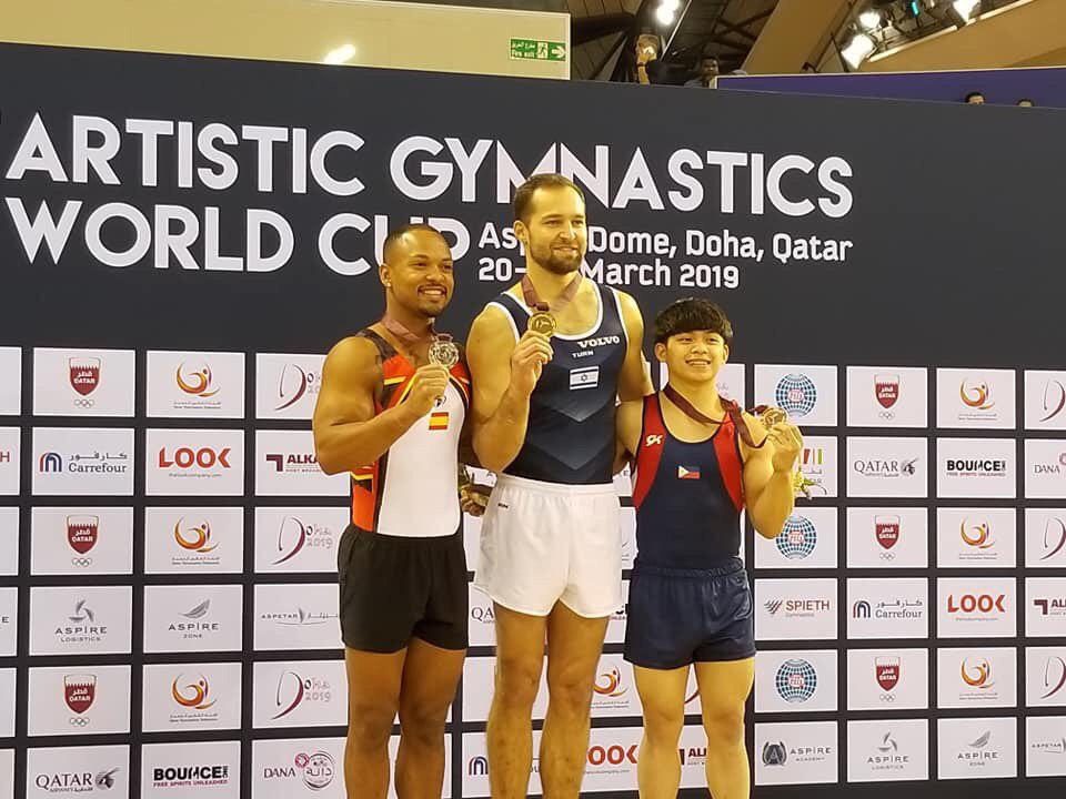 Carlos Yulo nabs bronze in 2019 Doha World Cup