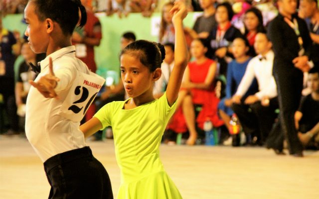 NCR sibling tandem bags 4 golds in dancesport juvenile Latin category