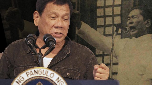 Duterte: ‘Ex-soldier and president’ Marcos deserves Libingan burial