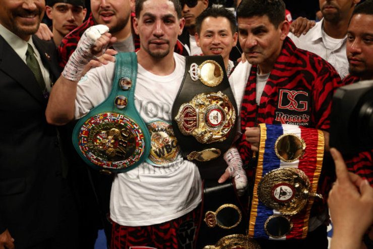 Danny Garcia would be the biggest fight for Pacquiao at 140 pounds. File photo by Thais Llorca/EPA