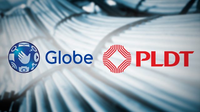 PLDT, Globe restore network services