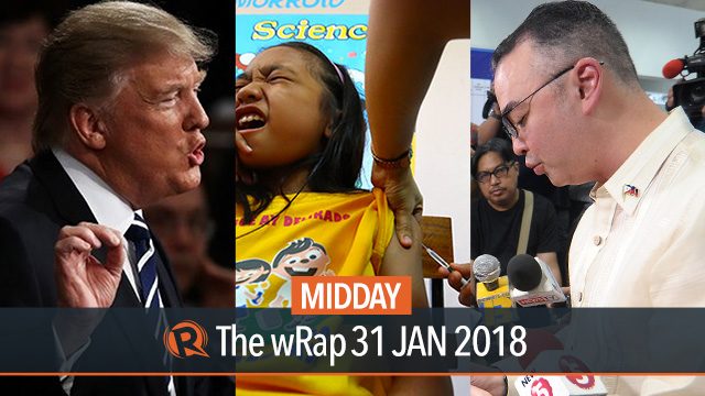 Ex-Health chiefs on Dengvaxia, Passport controversy probe, Trump’s State of the Union Address | Midday wRap