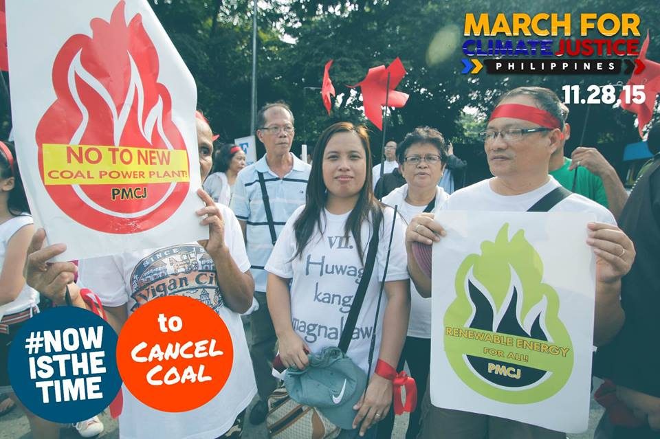 MARCH. The Church and the youth are some of the organizations saying now is the time to stand up and act towards a better future. Photo from the March for Climate Justice Pilipinas' Facebook page 