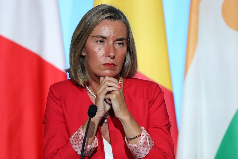 EU sends chief diplomat to fight for Iran deal in Washington