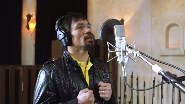 MULTI-TALENTED. Manny Pacquiao is a Filipino champion boxer but he also sings, acts and is a senatorial candidate in the 2016 elections 