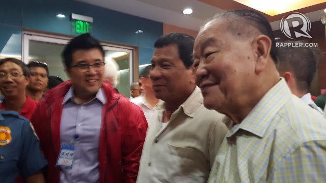 Fil-Chinese businessmen welcome Duterte’s peace, order agenda