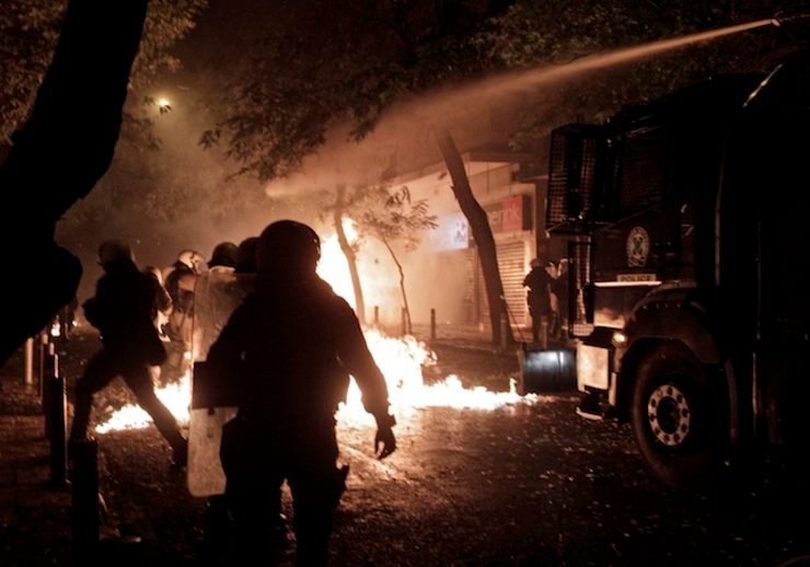 Clashes at Greek demos to remember teen killed by police