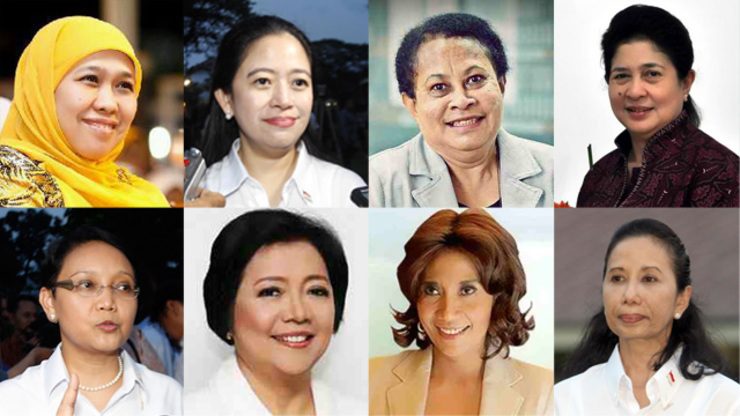 8 perempuan di kabinet Jokowi