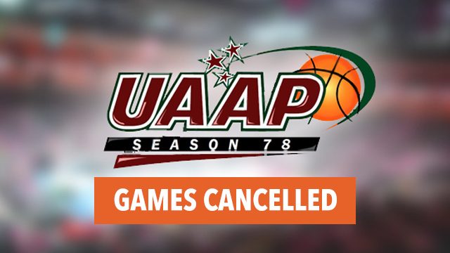 UAAP cancels games due to Typhoon Lando