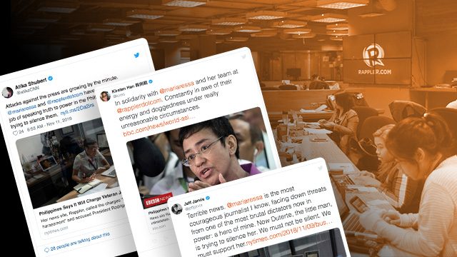 Journalists, media groups and advocates slam ‘attempt to silence Rappler’