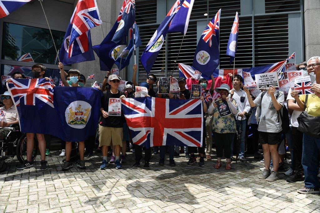 Protesters call on UK to protect Hong Kongers from China
