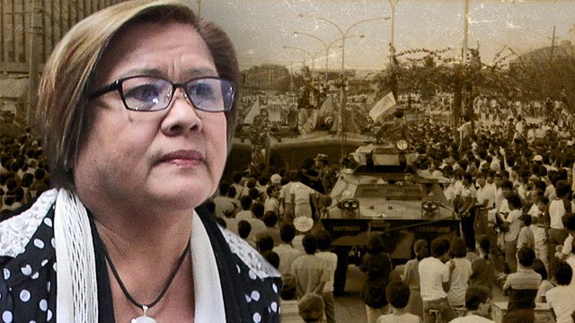 De Lima: ‘In face of looming darkness, inflame spirit of EDSA’
