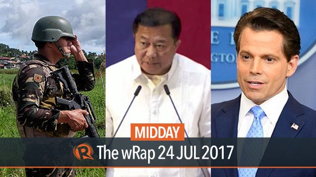 Marawi crisis, Alvarez, Scaramucci | Midday wRap