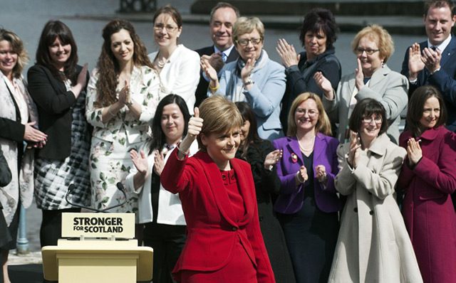Scottish MPs celebrate election success with anti-austerity pledge