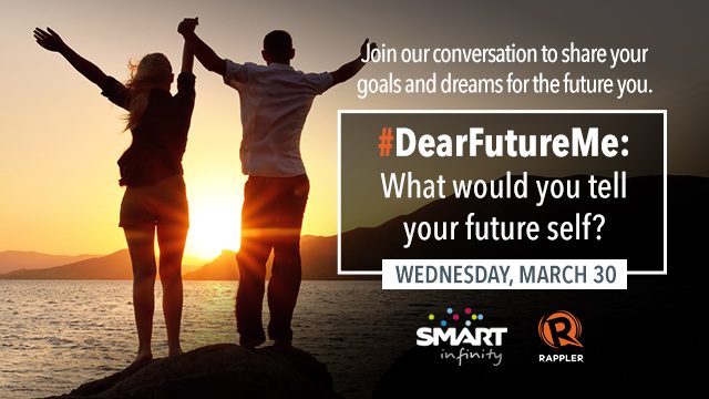 #DearFutureMe: What would you tell your future self?