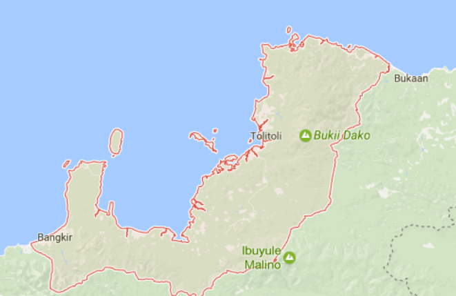 Sejumlah desa terendam akbat banjir bandang yang menerjang Kabupaten Tolitoli, Provinsi Sulawesi Tengah, Sabtu (3/6). 