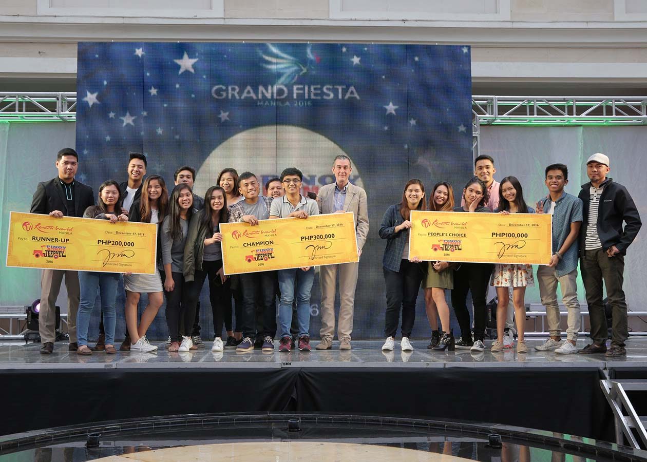 Resorts World Manila’s PUJ winners make commuting cool and cultural