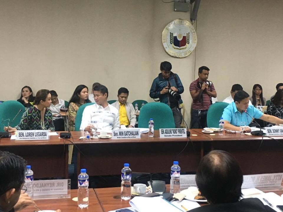 Legarda defends Angara over tax reform bill