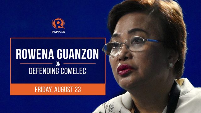 Rappler Talk: Rowena Guanzon on defending Comelec