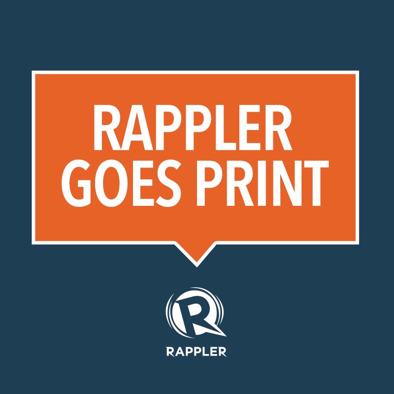 WATCH: Rappler goes print!