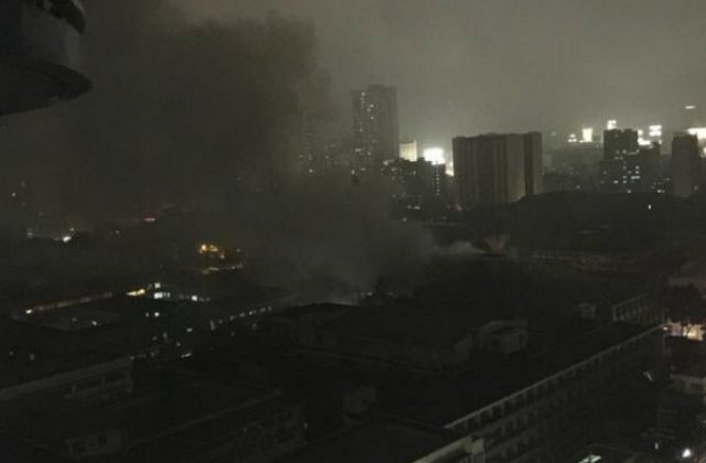 Fire hits UST commerce building