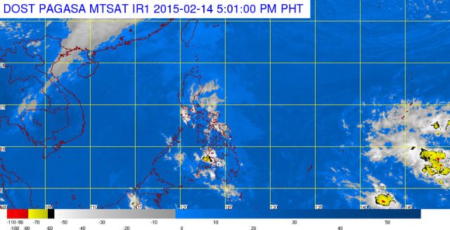 Cloudy Sunday for E. Visayas, parts of Luzon