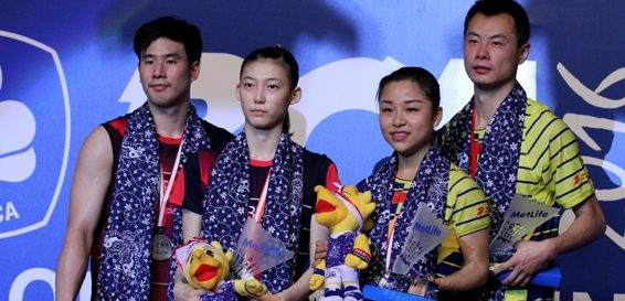 Ganda campuran Tiongkok pertahankan gelar Indonesia Open