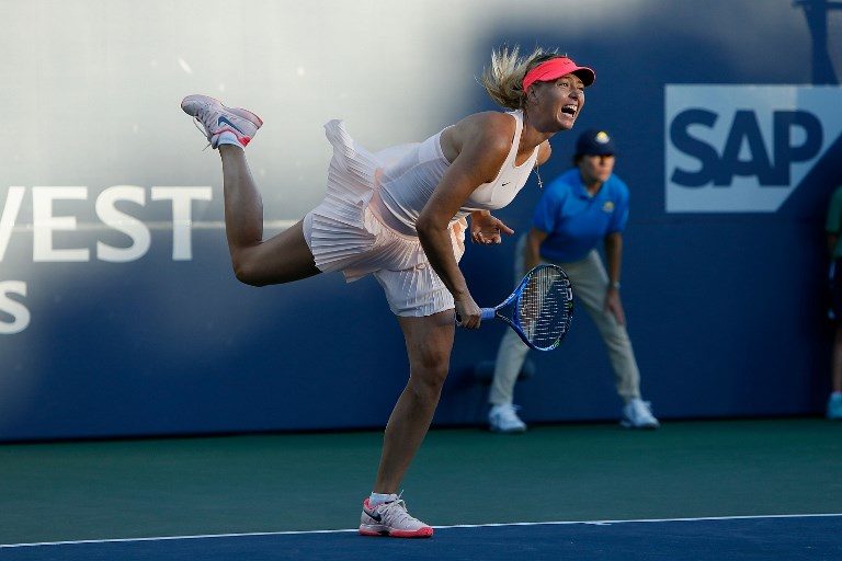 Sharapova withdraws from Stanford tournament with arm injury