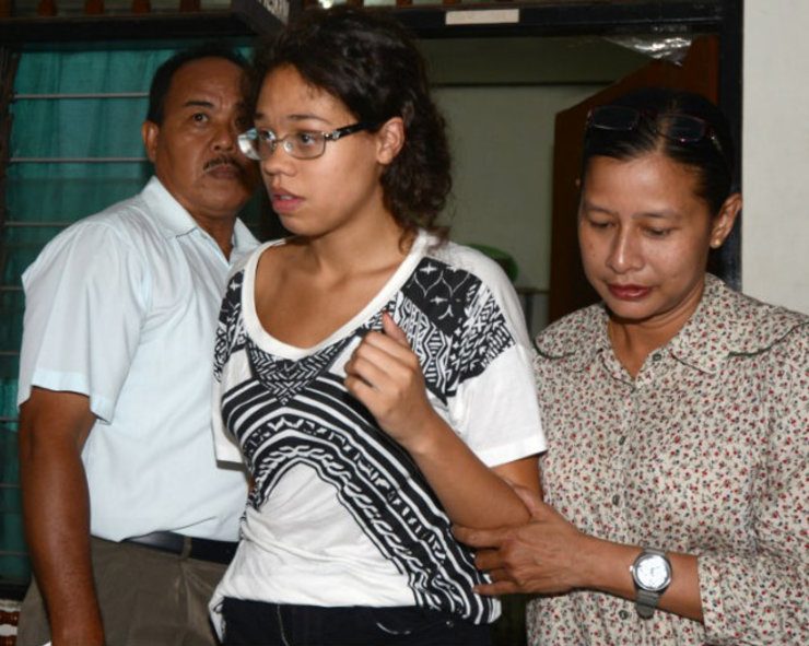 US teen on trial over Bali suitcase murder gives birth