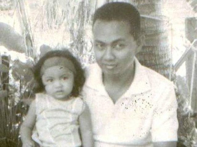 FATHER. Leni Robredo's father was a Regional Trial Court judge in Naga City. Photo from Robredo's Twitter page 