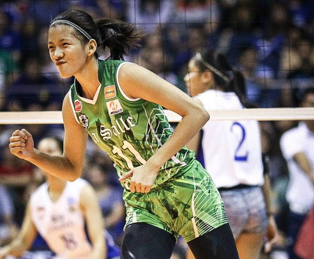 UP and Ateneo both showed interest in acquiring Kim Dy's services, but it was her history with La Salle and the school's Business Management program that convinced her to become a Lady Spiker. Photo by Josh Albelda/Rappler  